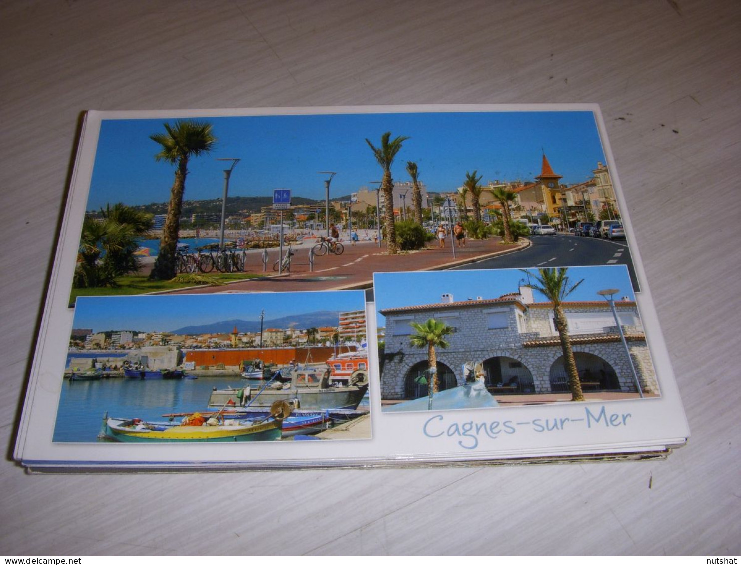 CP CARTE POSTALE ALPES MARITIMES CAGNES Sur MER PORT - ECRITE - Cagnes-sur-Mer