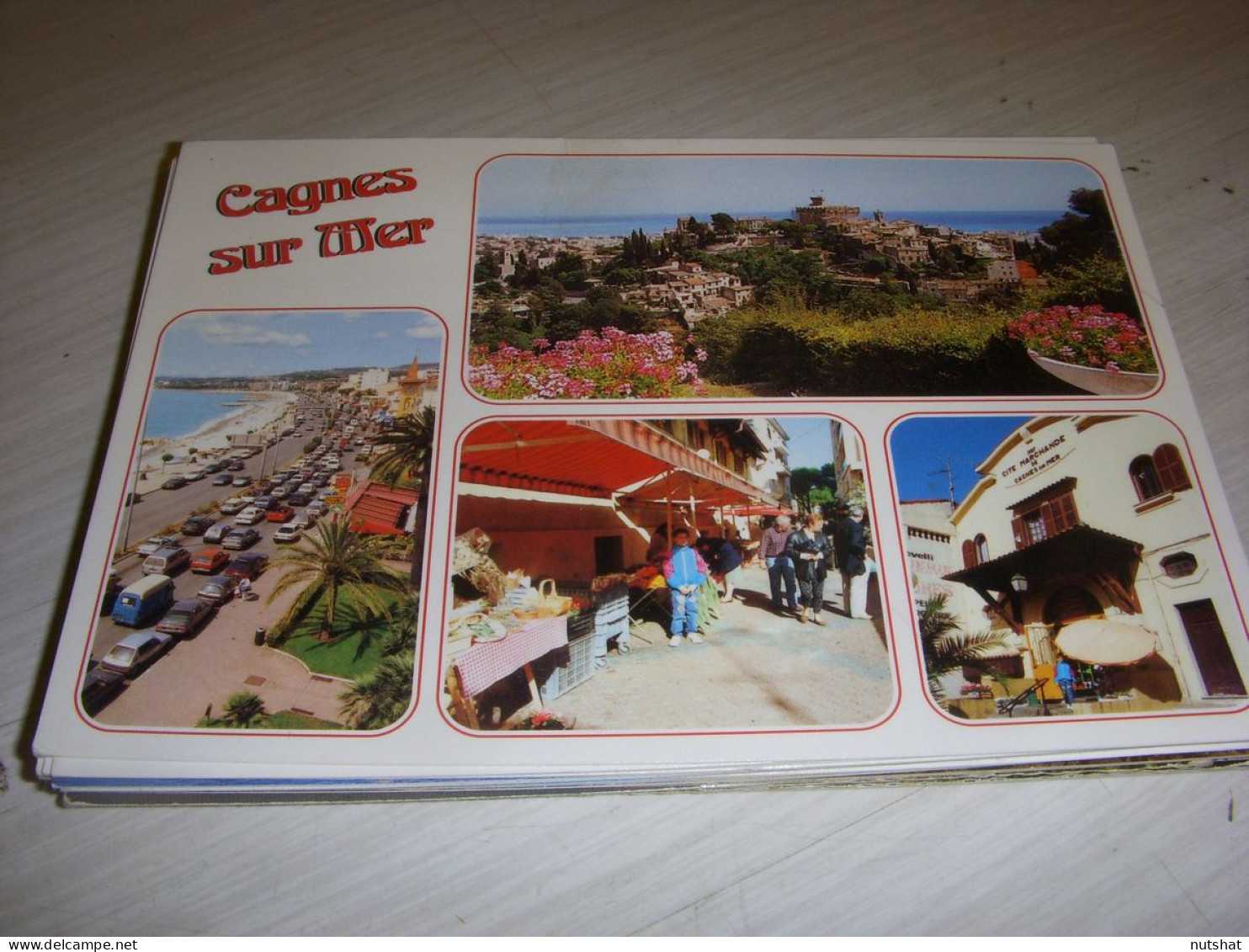 CP CARTE POSTALE ALPES MARITIMES CAGNES Sur MER HAUT CHATEAU LE CROS - ECRITE - Cagnes-sur-Mer