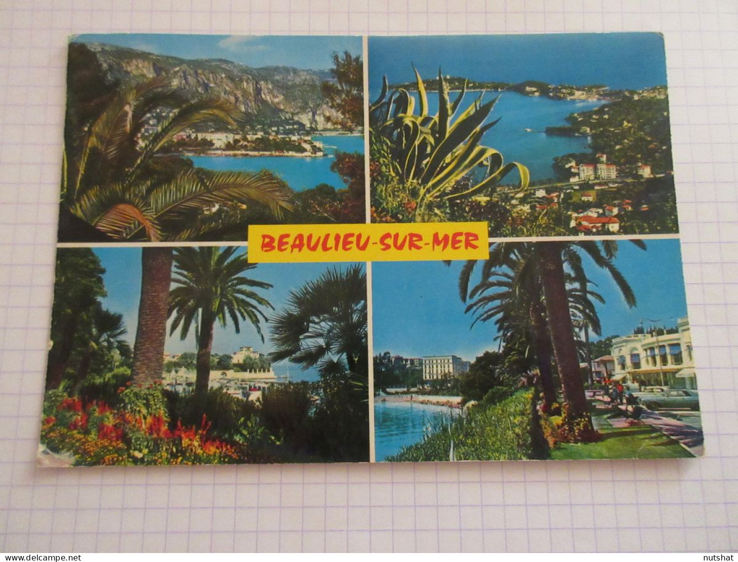 CP CARTE POSTALE ALPES MARITIMES BEAULIEU Sur MER VUES DIVERSES - Ecrite En 1973 - Beaulieu-sur-Mer