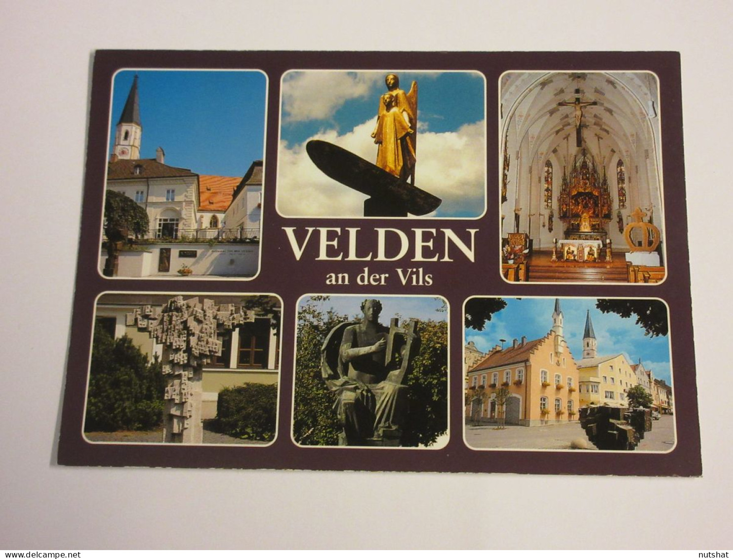 CP CARTE POSTALE ALLEMAGNE BAVIERE VELDEN An Der VILS MONUMENTS - Vierge - Autres & Non Classés