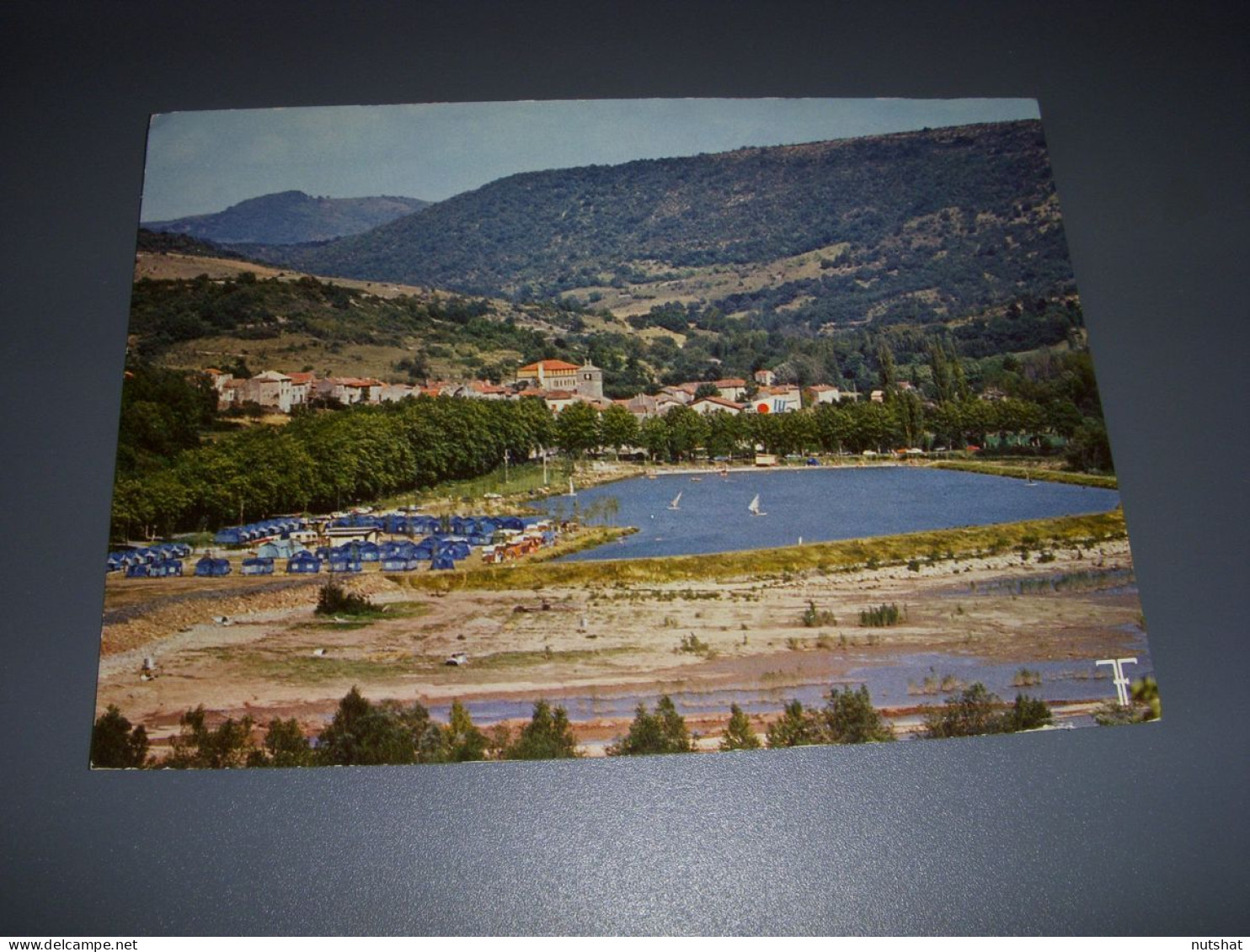 CP CARTE POSTALE HERAULT CEILHES Le PLAN D'EAU Le VILLAGE - Ecrite En 1982 - Otros & Sin Clasificación