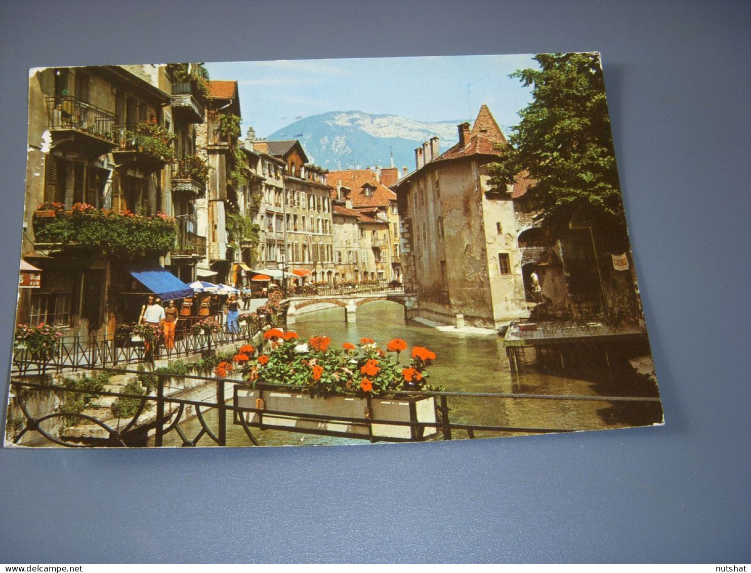 CP CARTE POSTALE HAUTE SAVOIE ANNECY Les QUAIS FLEURIS - Ecrite En 1981 - Annecy