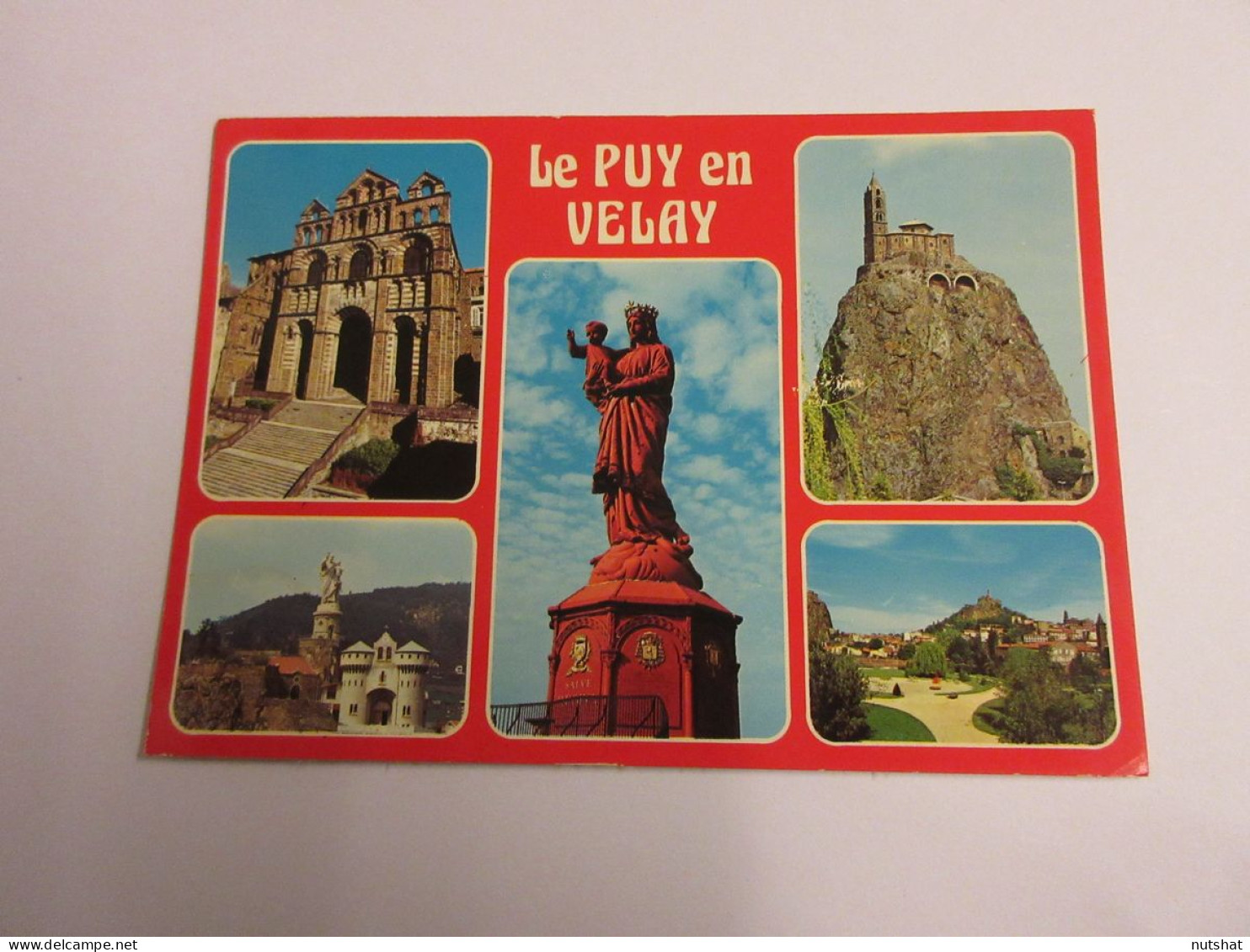 CP CARTE POSTALE HAUTE LOIRE Le PUY En VELAY VUES DIVERSES CATHEDRALE La VIERGE  - Le Puy En Velay