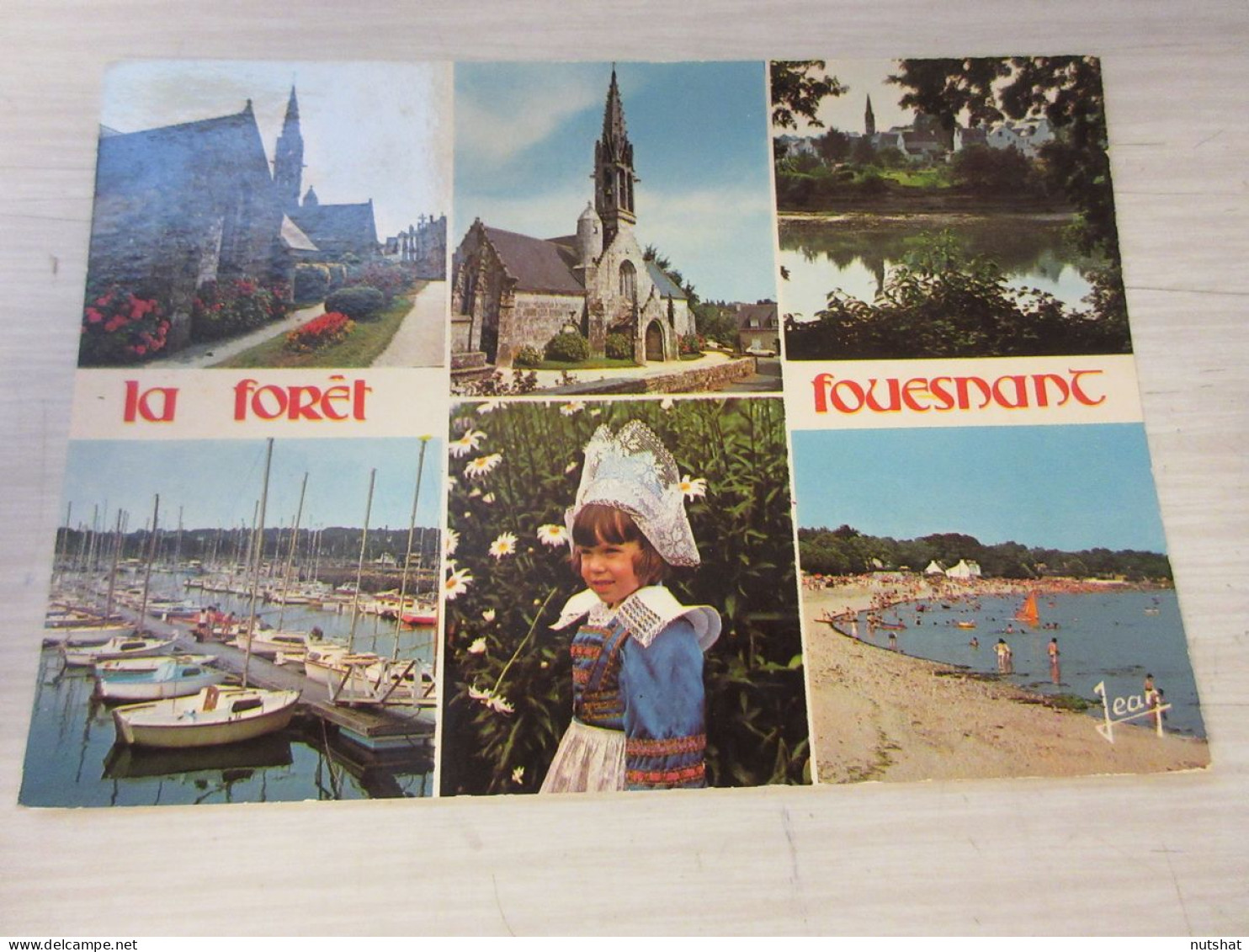 CP CARTE POSTALE FINISTERE La FORET FOUESNANT PLAGE De KERVEN EGLISE COIFFE       - Fouesnant