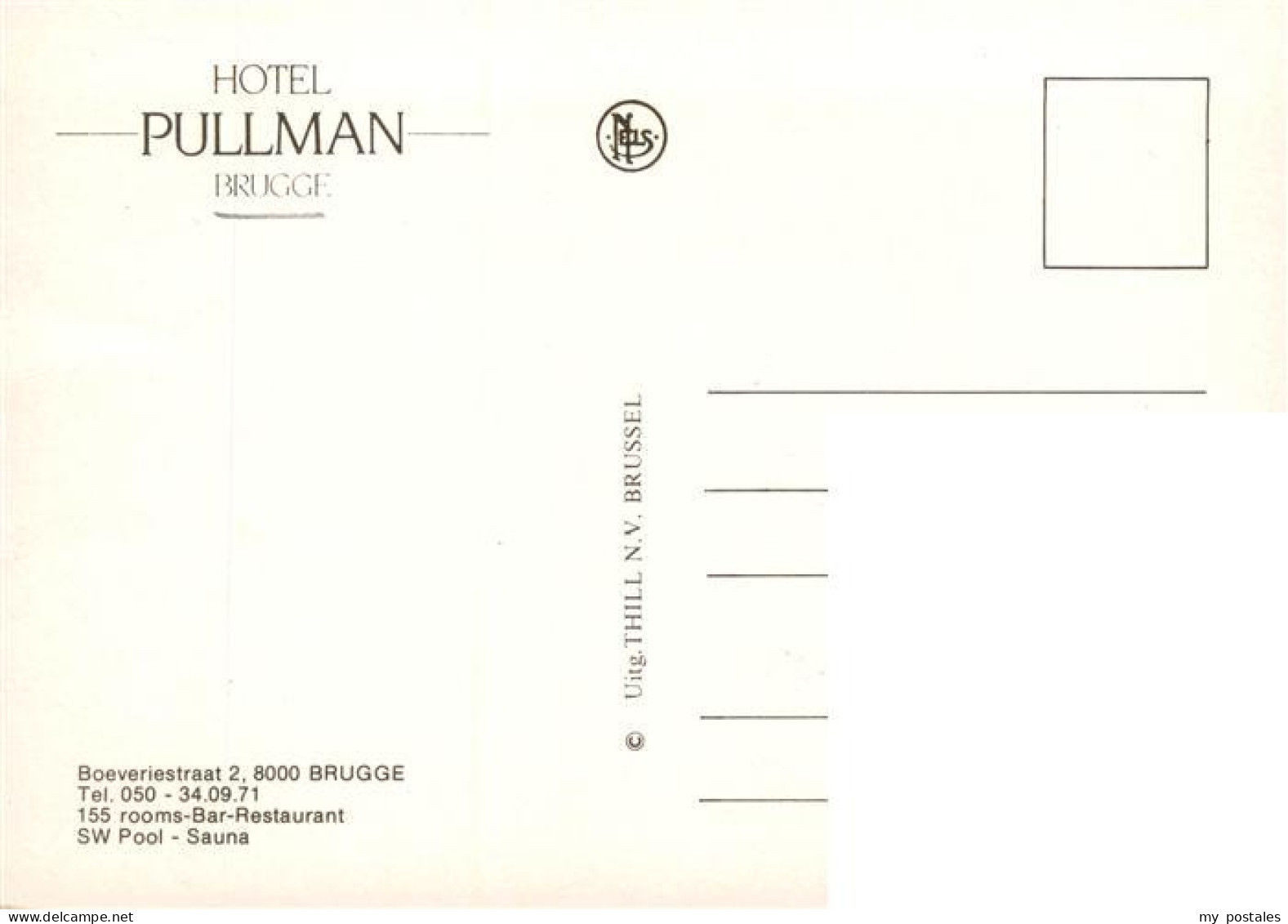 73886524 Brugge Bruges Flandern Hotel Pullman Teilansichten  - Brugge