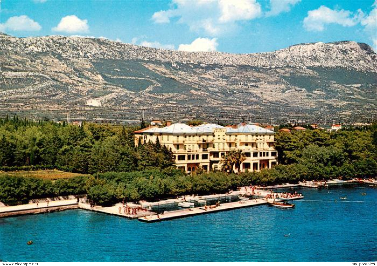 73886521 Kastel-Stari Kastela Croatia Hotel Palace Fliegeraufnahme  - Kroatien