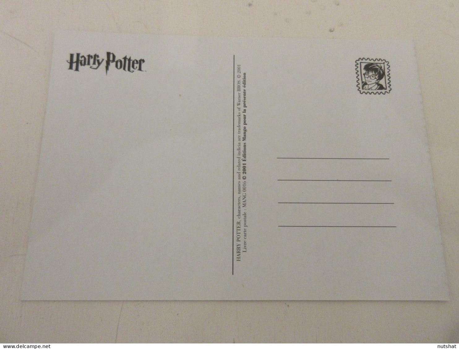 CP CARTE POSTALE CINEMA Harry POTTER DESSIN 13 MANGO JEUNESSE 2001 - Vierge - Autres & Non Classés