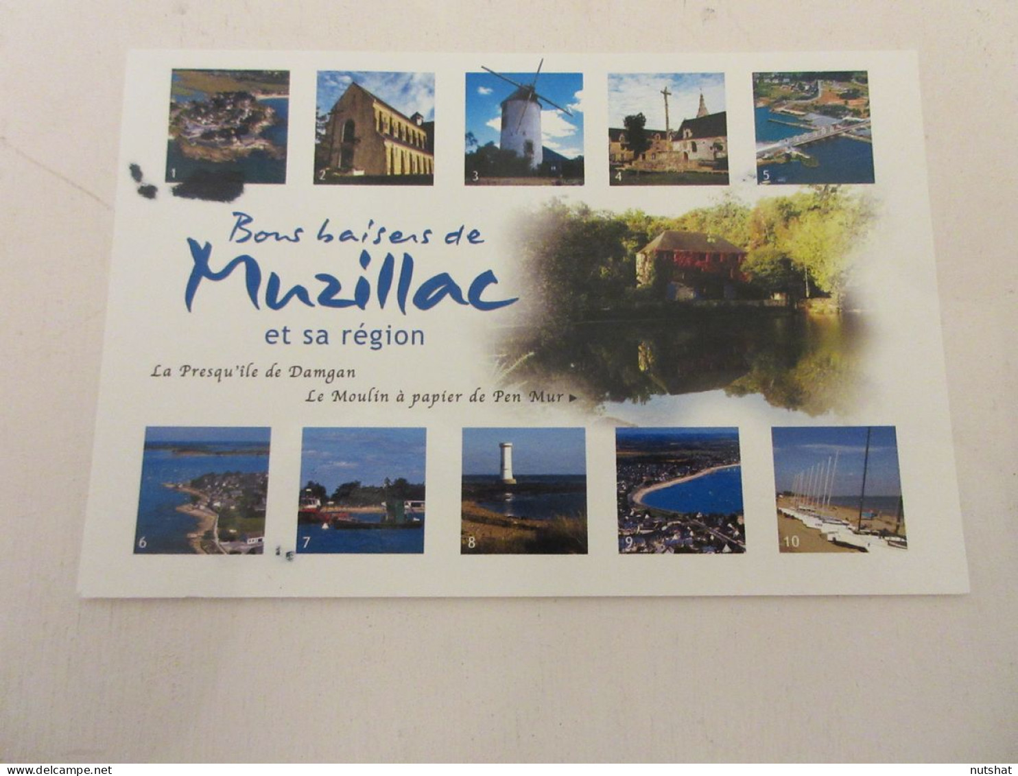 CP CARTE POSTALE MORBIHAN MUZILLAC DAMGAN PEN MUR KERVOYAL BILLIERS AMBON GUERNO - Muzillac