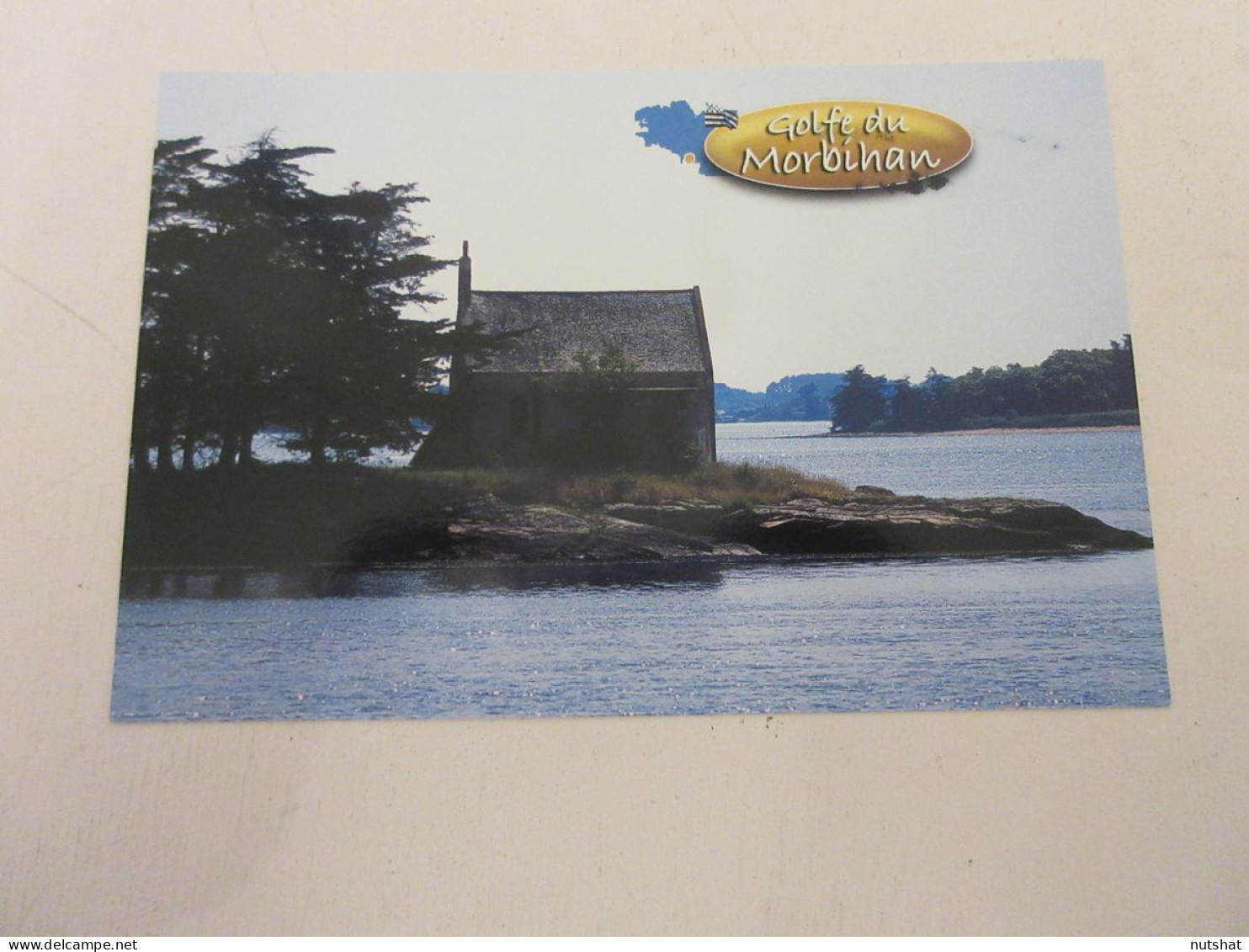 CP CARTE POSTALE MORBIHAN CHAPELLE Sur Une ILE - Ecrite En 2013 - Andere & Zonder Classificatie