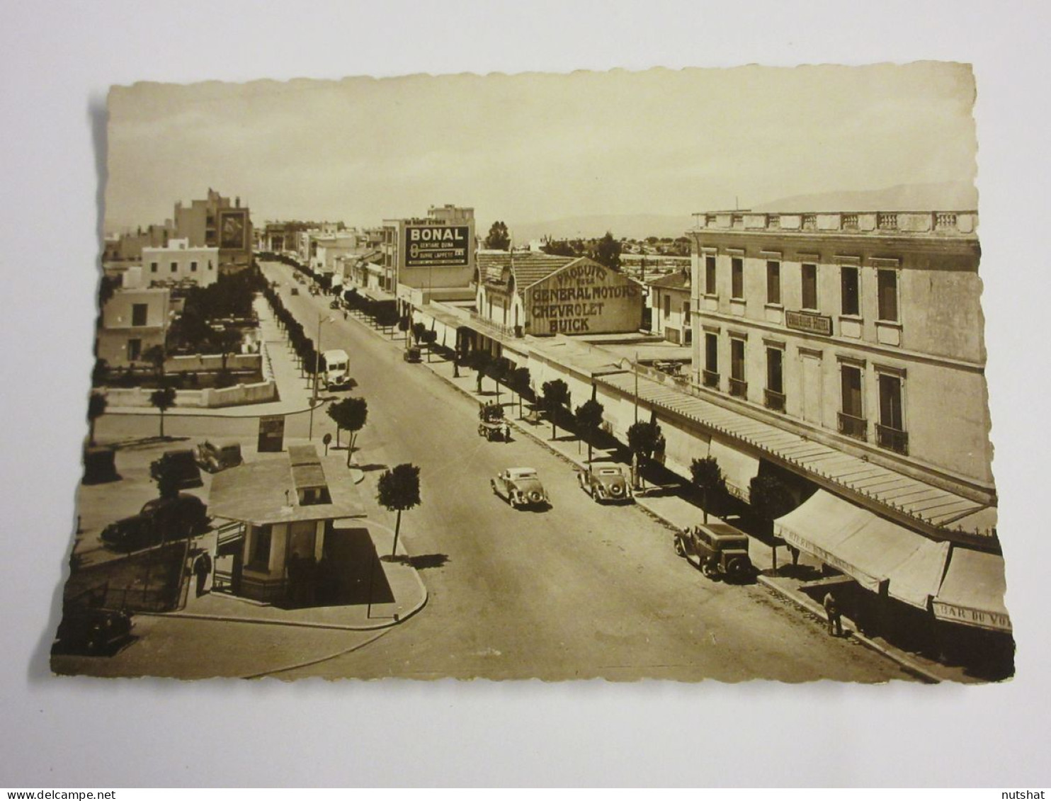 CP CARTE POSTALE MAROC MEKNES AVENUE Du MARECHAL PETAIN - Vierge - Meknes