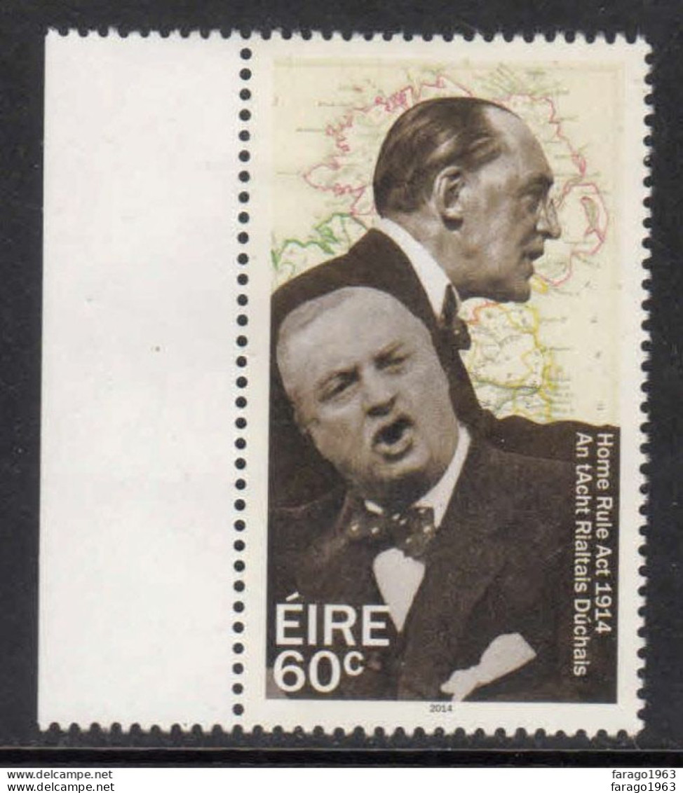 2014 Ireland Home Rule Complete Set Of 1 MNH @ BELOW FACE VALUE - Neufs