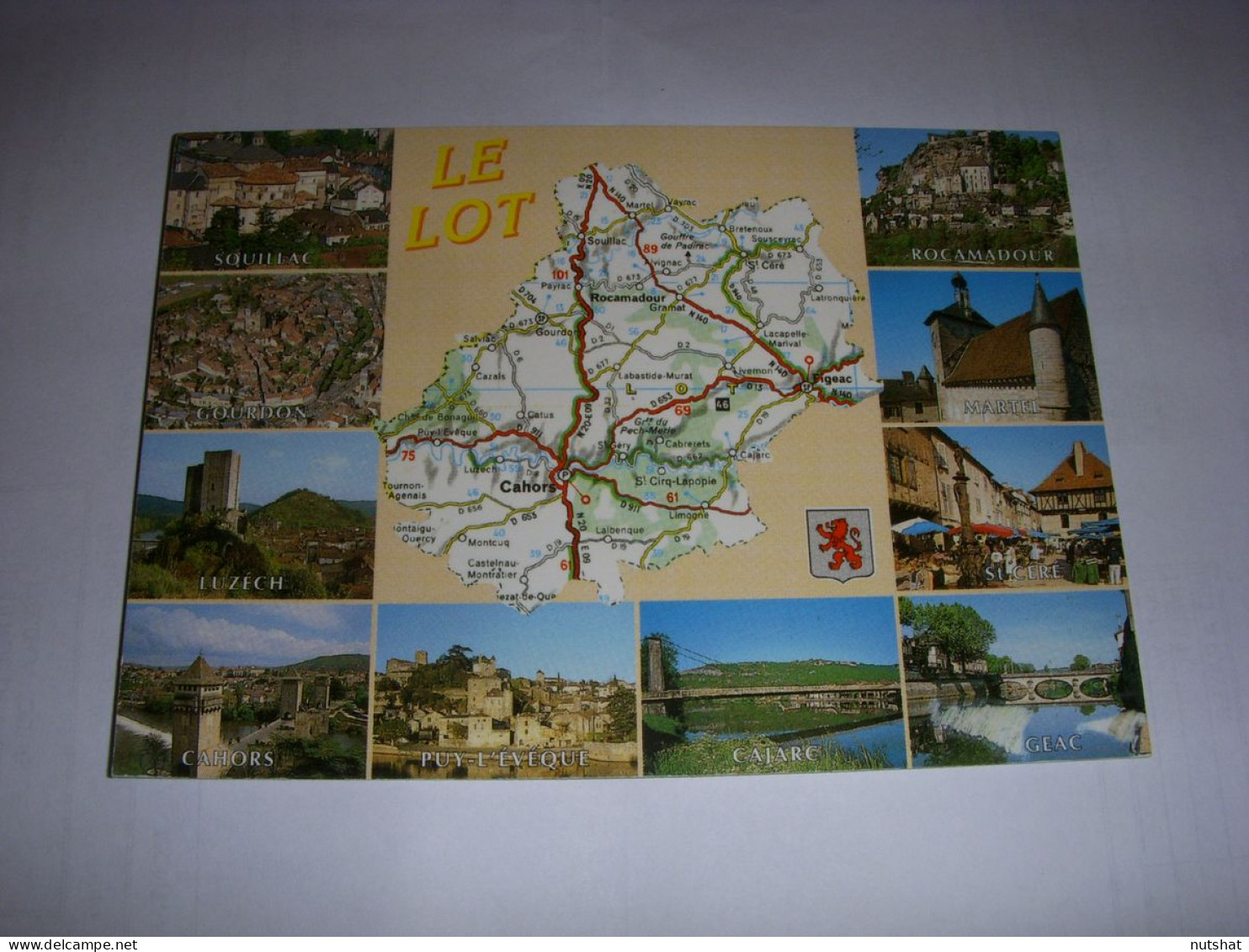 CP CARTE POSTALE LOT SOUILLAC LUZECH ROCAMADOUR CAHORS CAJARC - ECRITE En 2013 - Souillac