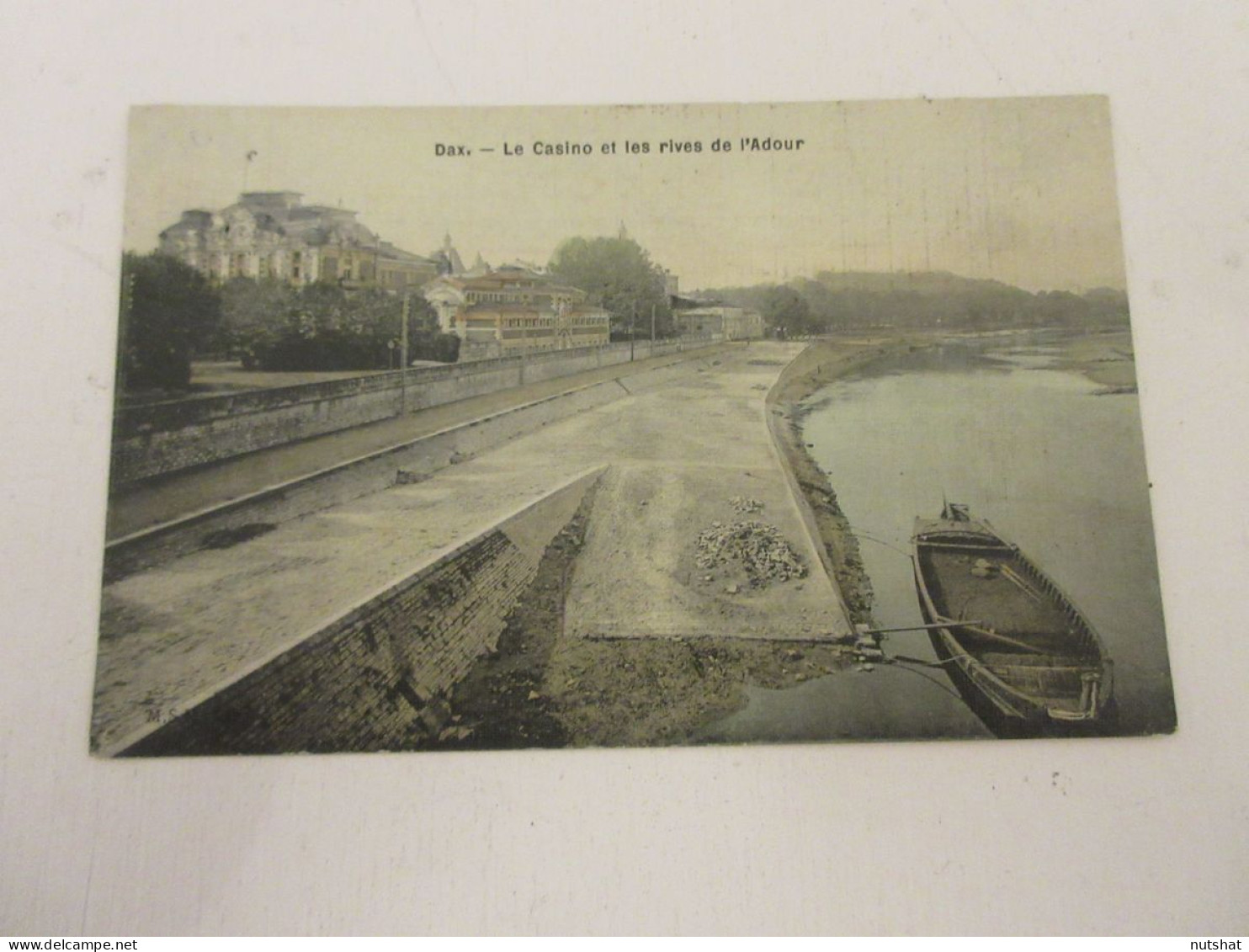 CP CARTE POSTALE LANDES DAX Le CASINO Et Les RIVES De L'ADOUR - Ecrite En 1907  - Dax