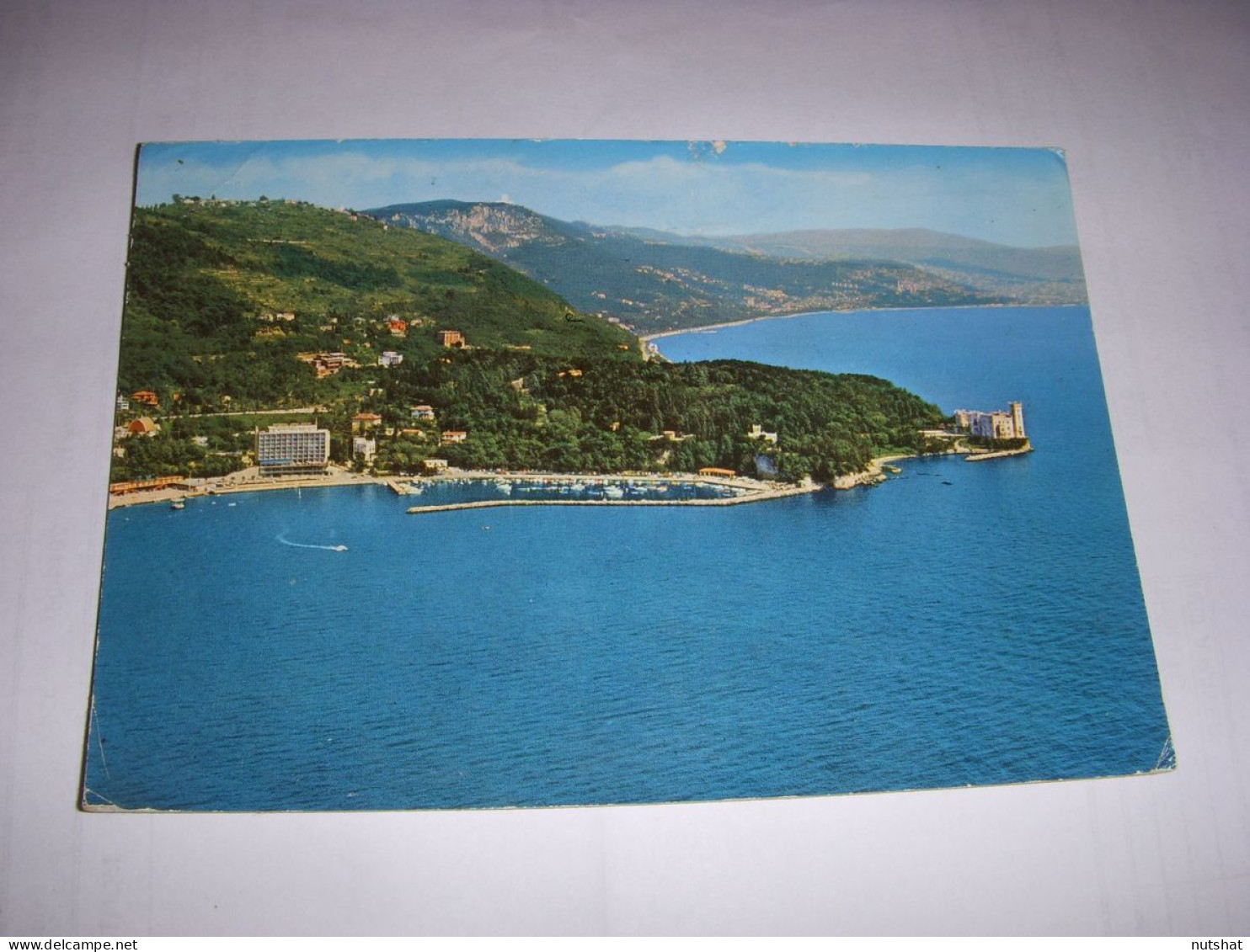 CP CARTE POSTALE ITALIE TRIESTE BAINS Et CHATEAU De MIRAMARE - ECRITE En 1969 - Trieste (Triest)