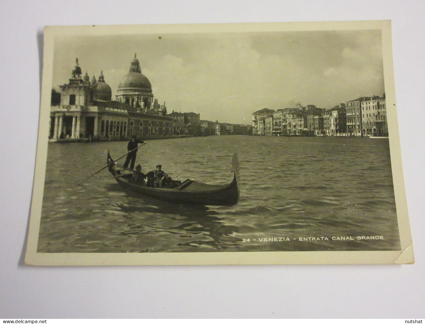 CP CARTE POSTALE ITALIE VENETIE VENISE ENTREE Du GRAND CANAL - Ecrite En 1948 - Venezia
