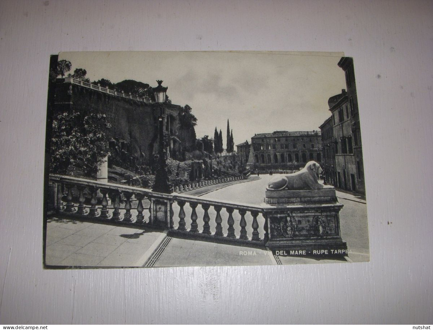 CP CARTE POSTALE ITALIE ROME RUE De La MER ROCHE TARPEIENNE - Vierge - Autres Monuments, édifices