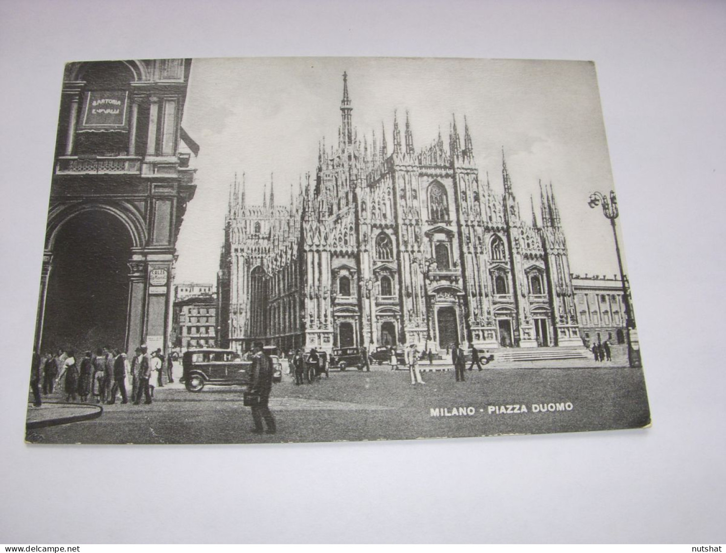 CP CARTE POSTALE ITALIE MILAN PLACE DUOMO - Vierge - Milano