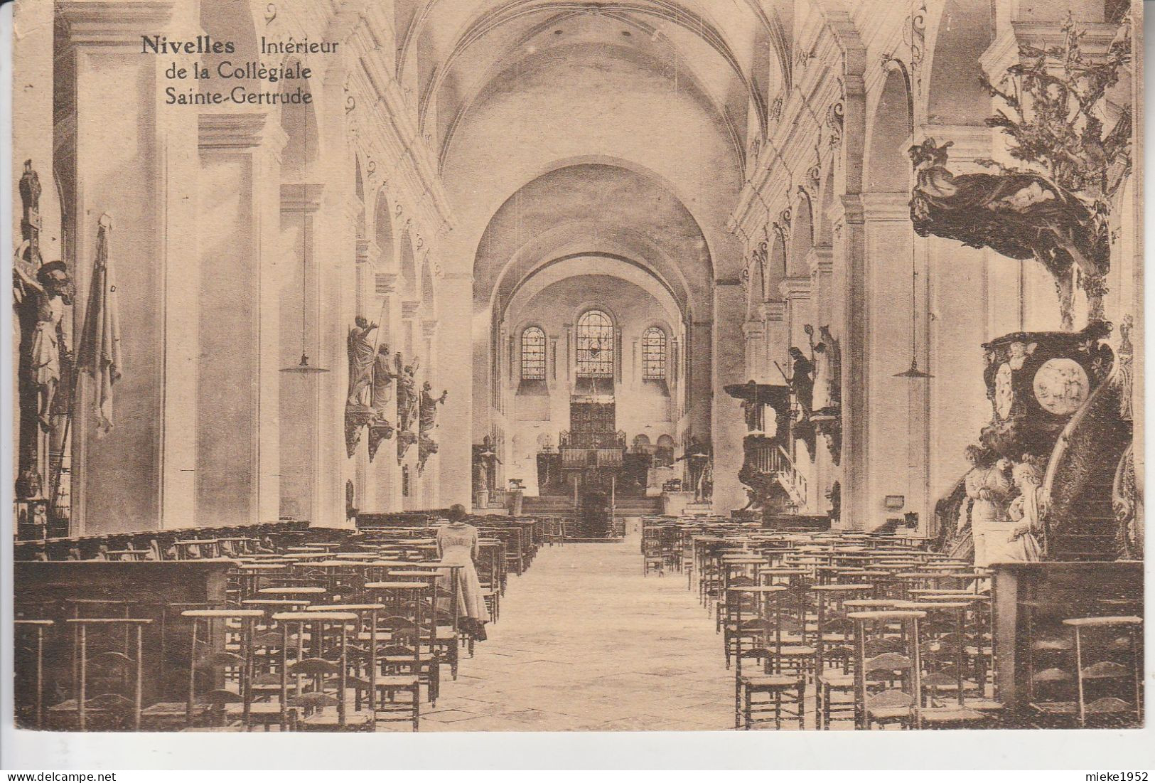 Nivelles , Intérieur De La Collégiale St-Sépulcre - Nivelles