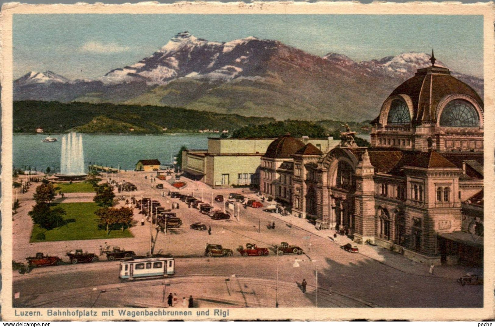 N°980 W -cpa Luzern -Bahnhofplatz- - Lucerna