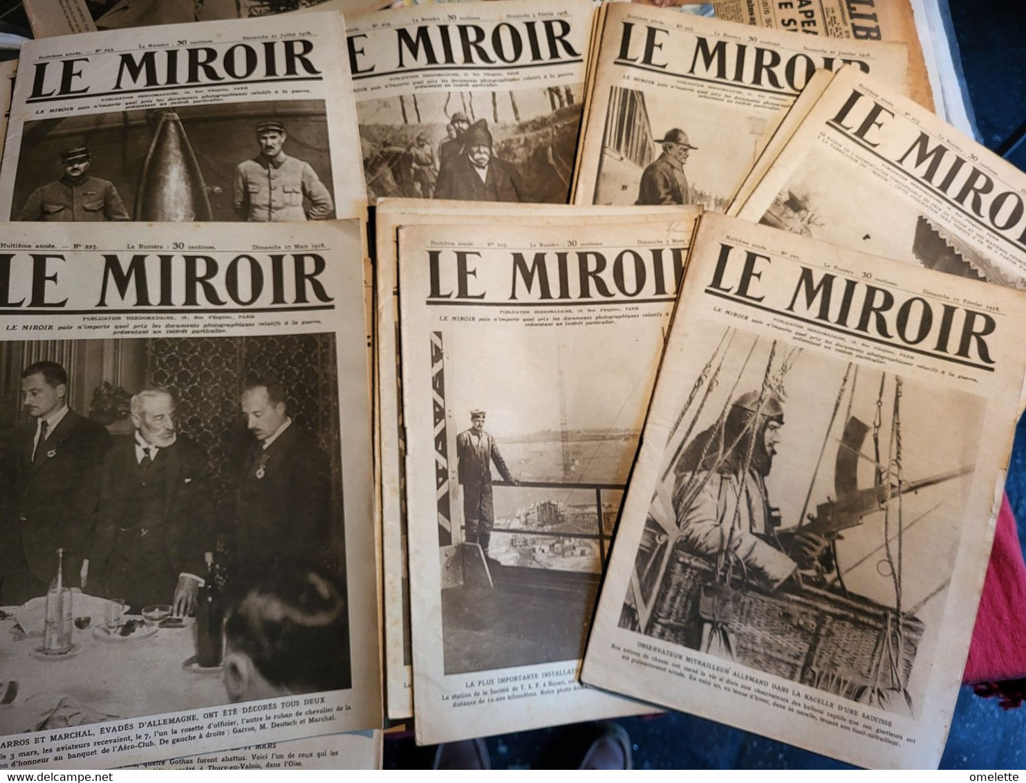 LE MIROIR 1918 /51 NUMEROS - 1900 - 1949