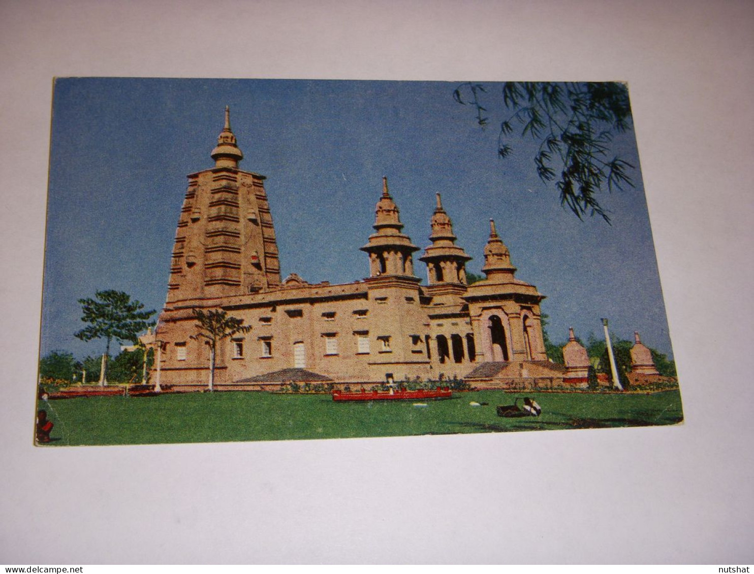 CP CARTE POSTALE SRI LANKA TEMPLE MULGANDH KUTI SARNATH - Vierge - Sri Lanka (Ceilán)