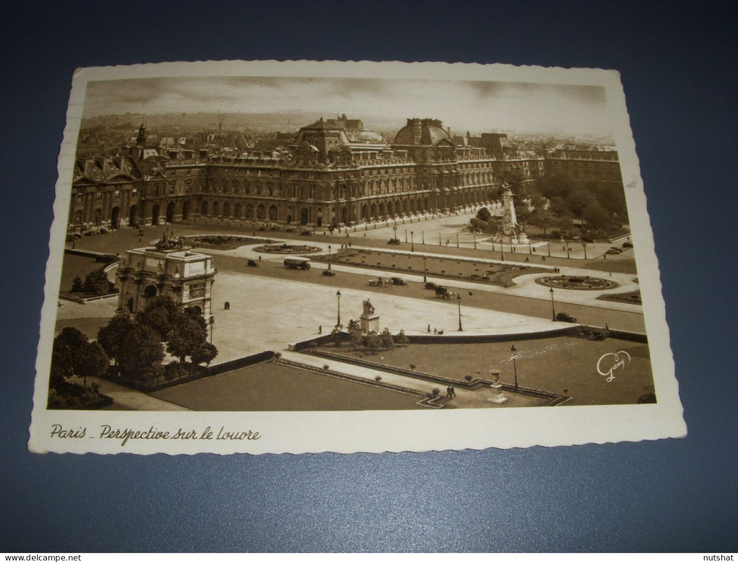 CP CARTE POSTALE SEINE PARIS PERSPECTIVE Sur Le LOUVRE - Ecrite En 1951 - Louvre