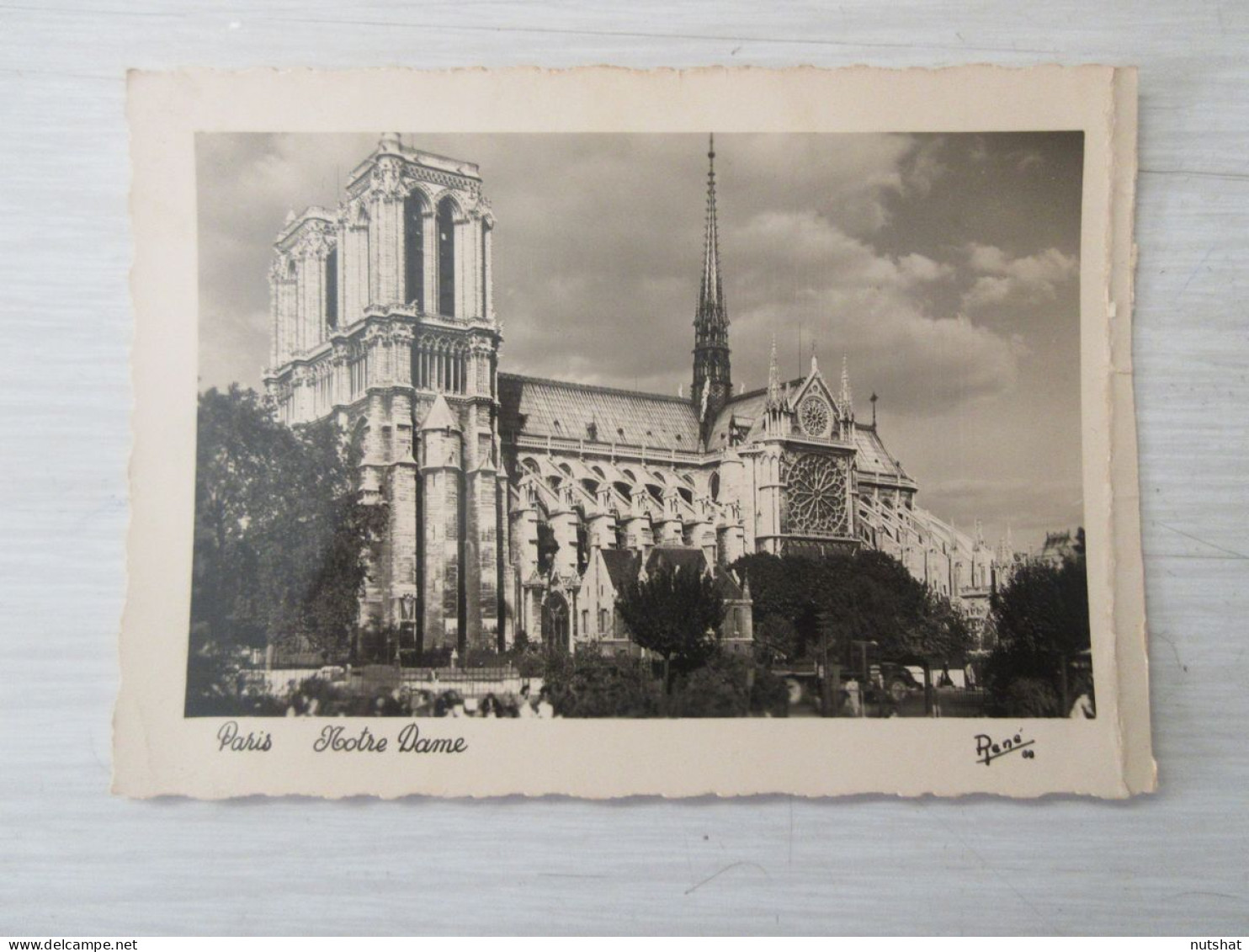 CP CARTE POSTALE SEINE PARIS NOTRE DAME - Ecrite En 1950                         - Notre-Dame De Paris