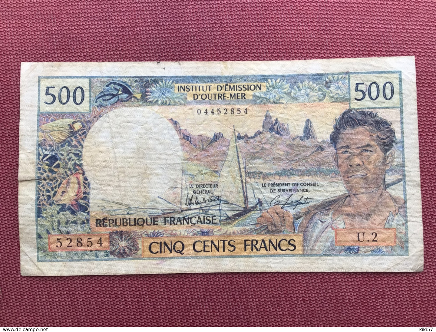 PAPEETE Billet De 500 Francs - Other & Unclassified