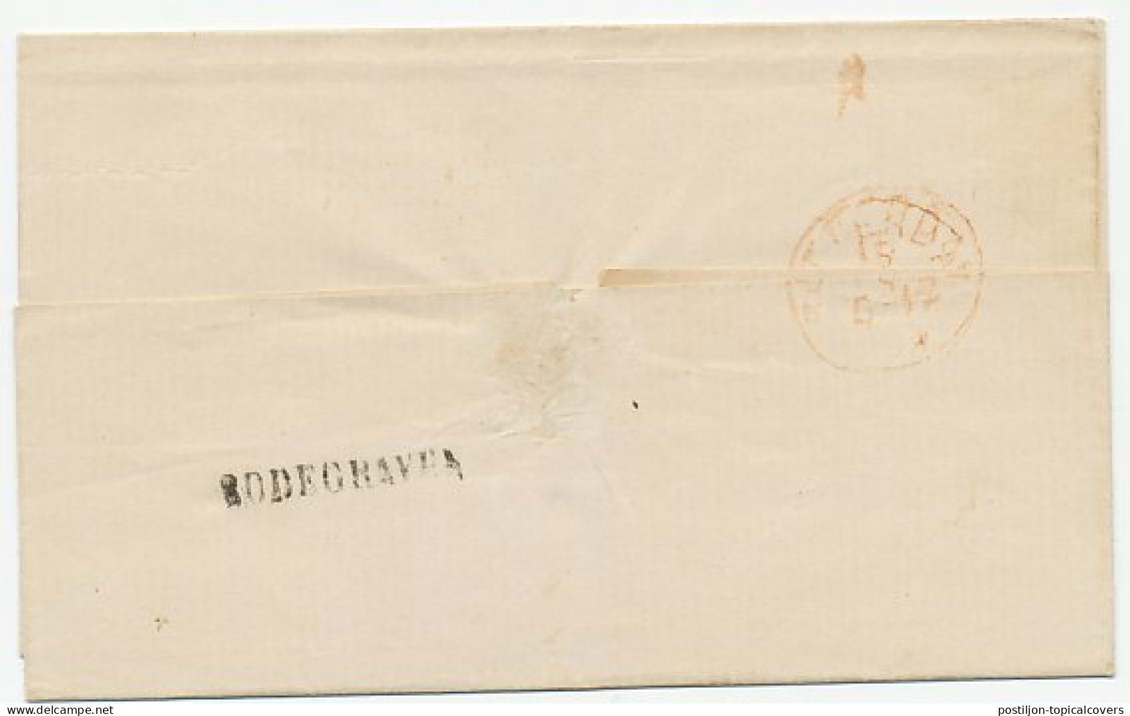 Naamstempel Bodegraven 1863 - Lettres & Documents