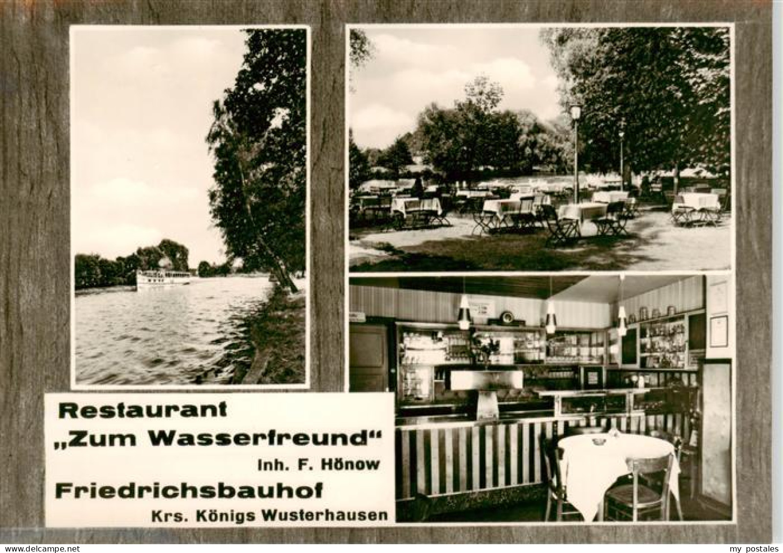 73886430 Friedrichsbauhof Restaurant Zum Wasserfreund Gartenterrasse Friedrichsb - Bestensee