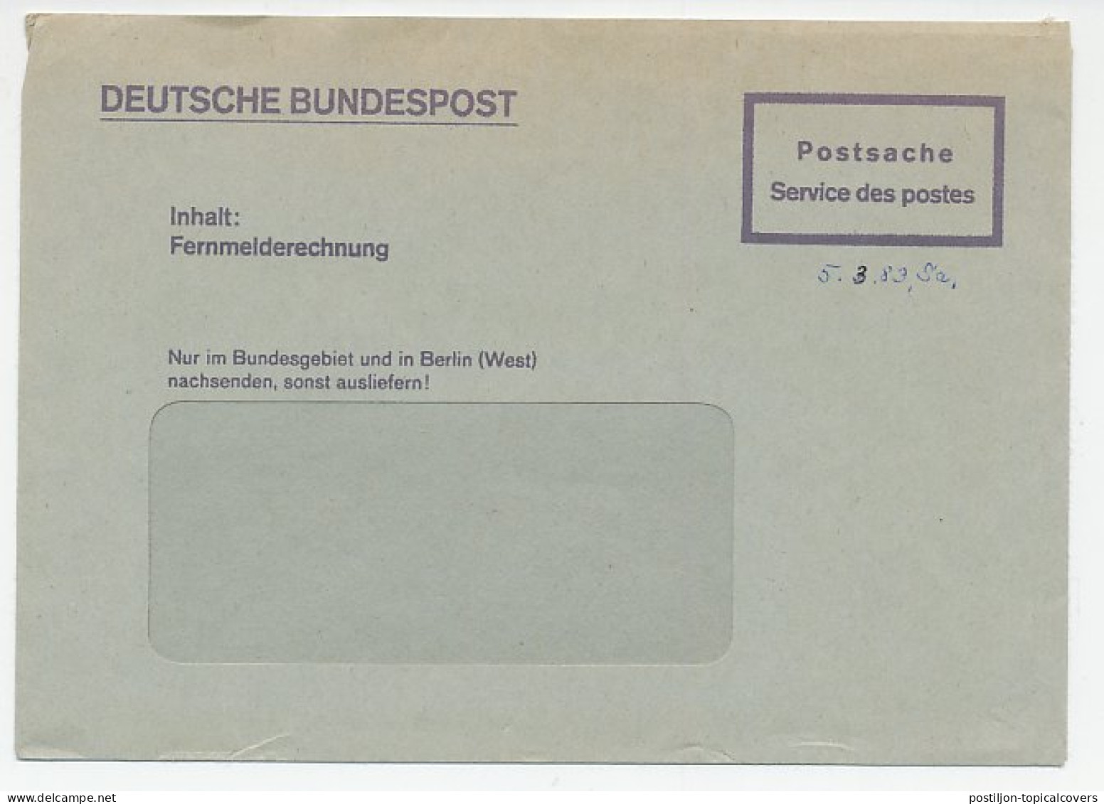 Postal Cheque Cover Germany Tool Magazine - Handyman - Other & Unclassified