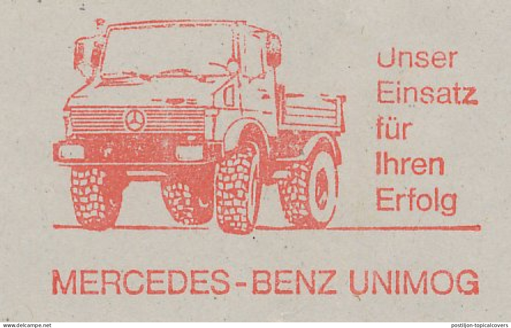 Meter Cut Germany 1996 Truck - Mercedes Benz - Camion