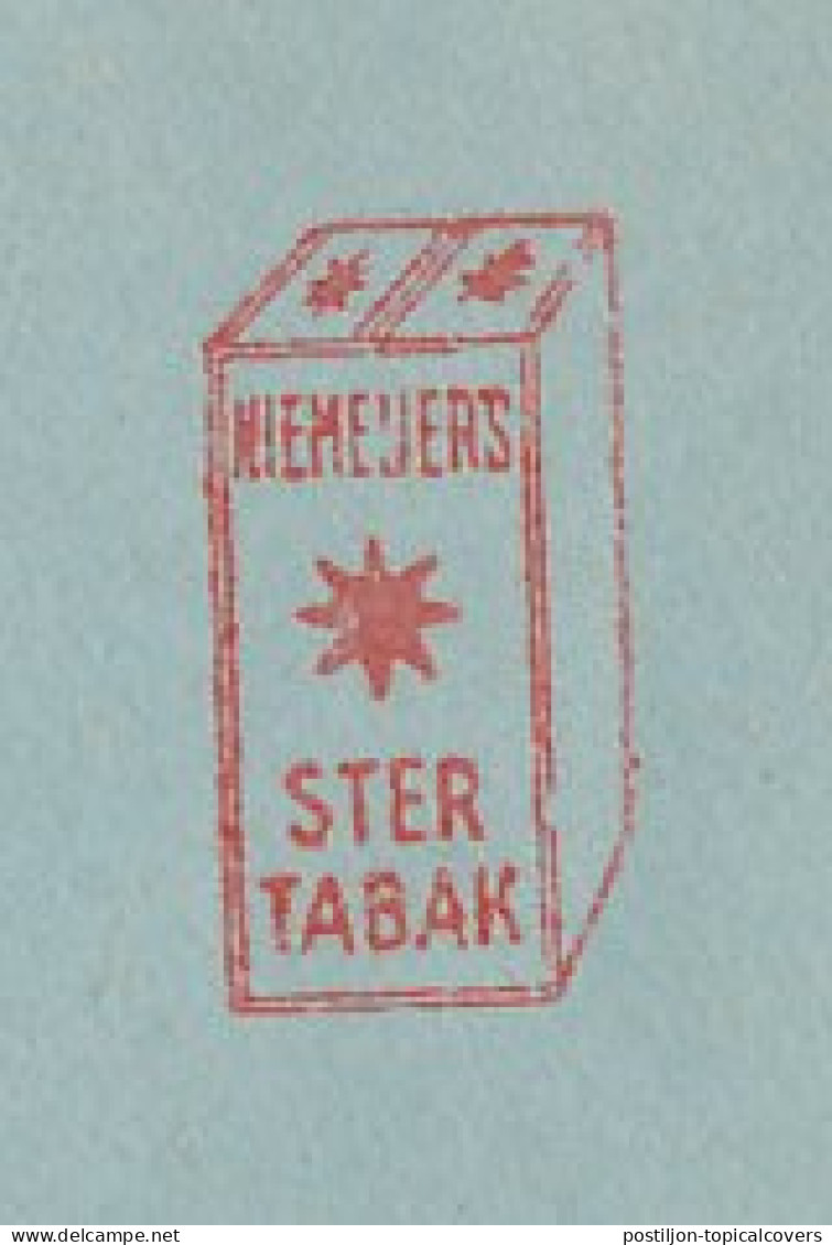 Meter Cover Netherlands 1935 Tobacco - Star Tobacco - Groningen - Tabaco