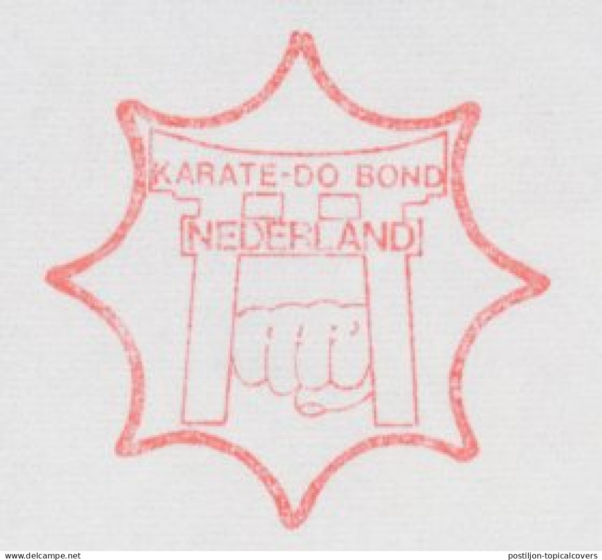 Meter Cut Netherlands 1985 Karate Do Bond - Other & Unclassified