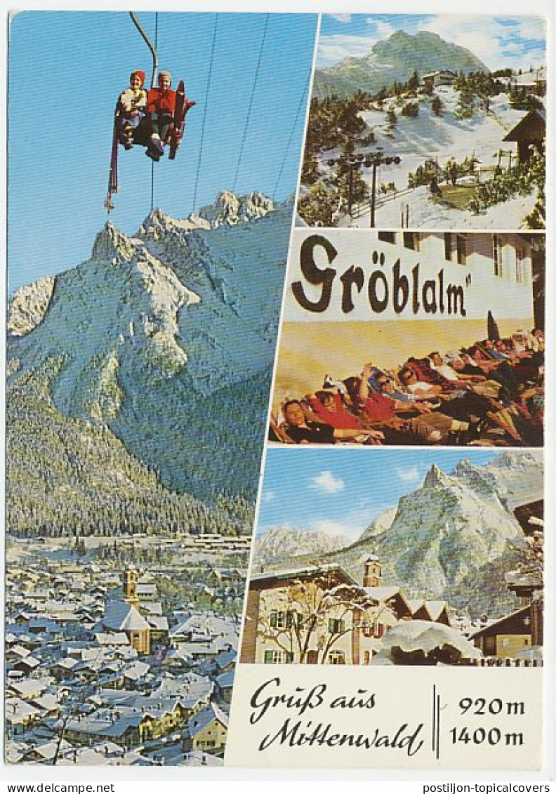 Card / Postmark Germany 1967 Violin - Mittenwald - Musik