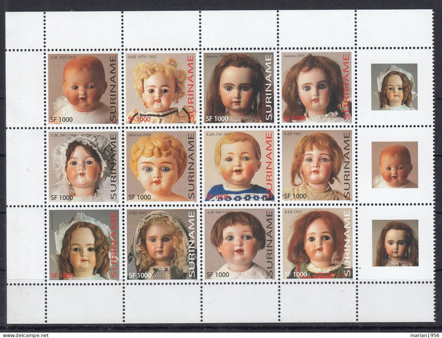 Surinam 2003 - PUPPETS - TOYS - MNH - Zonder Classificatie