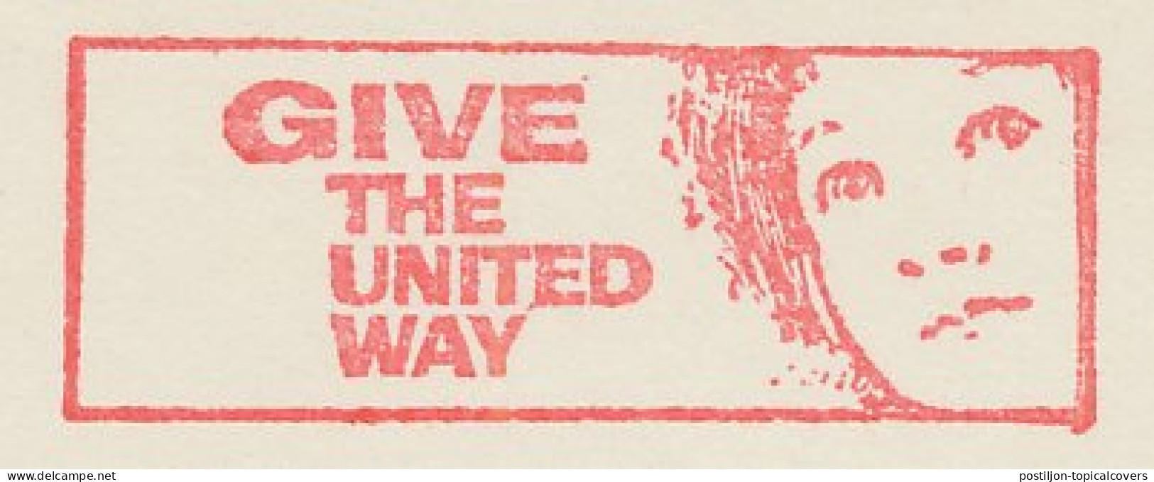 Meter Cut USA 1961 Child - Give The United Way - Andere & Zonder Classificatie