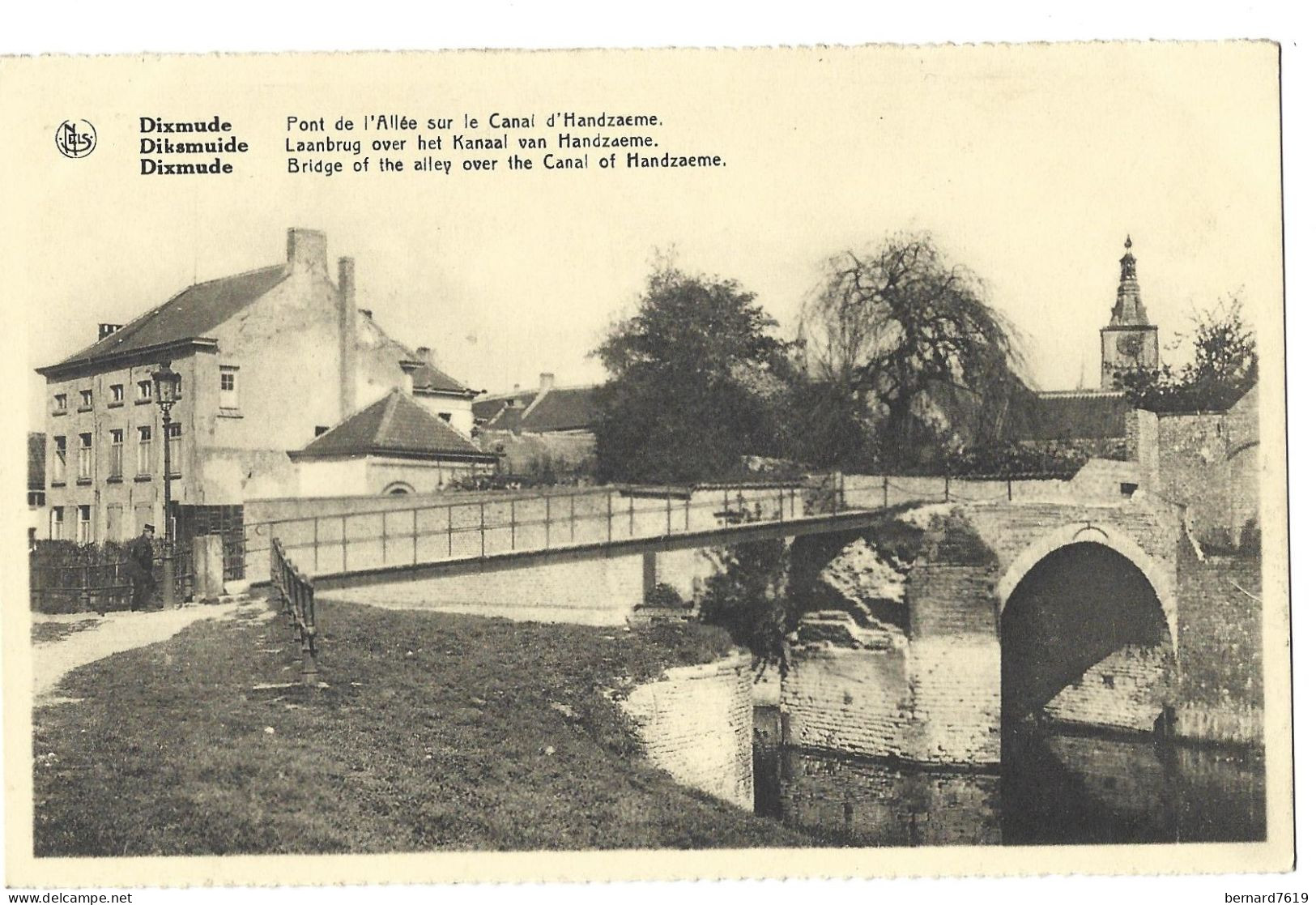 Belgique - Dixmude -   Diksmude  - Pont De L'allee Sur Le Canal D'handzaeme - Diksmuide