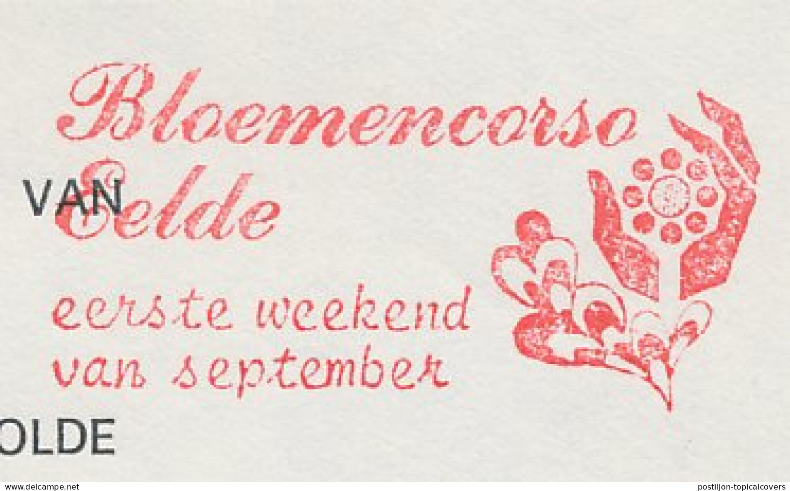 Meter Cover Netherlands 1987 Flower Parade Eelde - Paterswolde - Autres & Non Classés