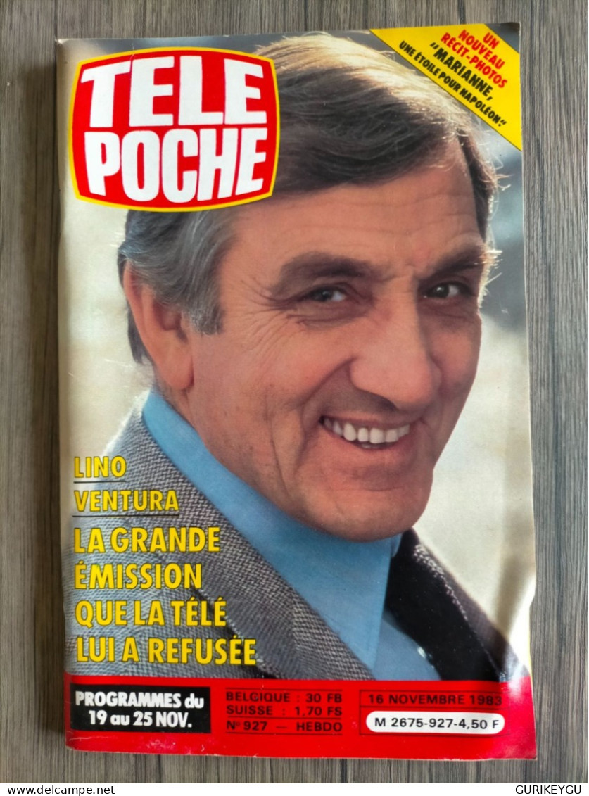 Magazine TELE POCHE N° 927 LINO VENTURA   LUCKY LUKE 25/09/1984 VERONIQUE Et DAVINA TTBE - Actie