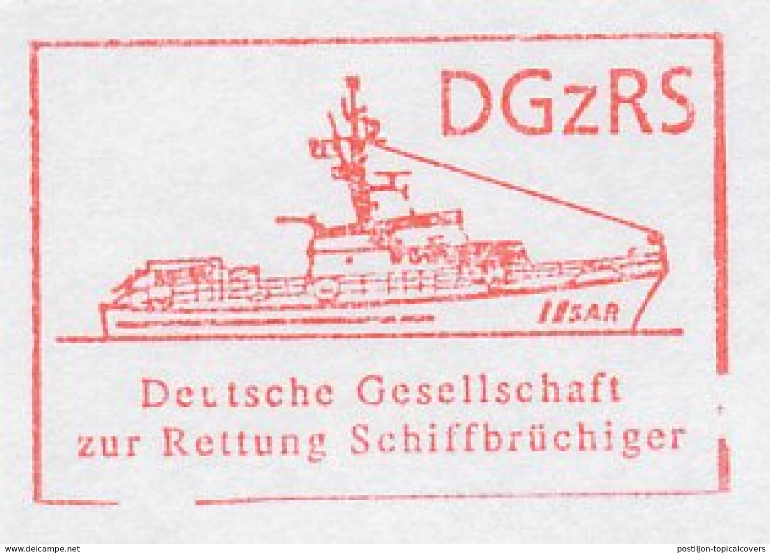 Meter Cut Germany 1999 Lifeboat - Other & Unclassified