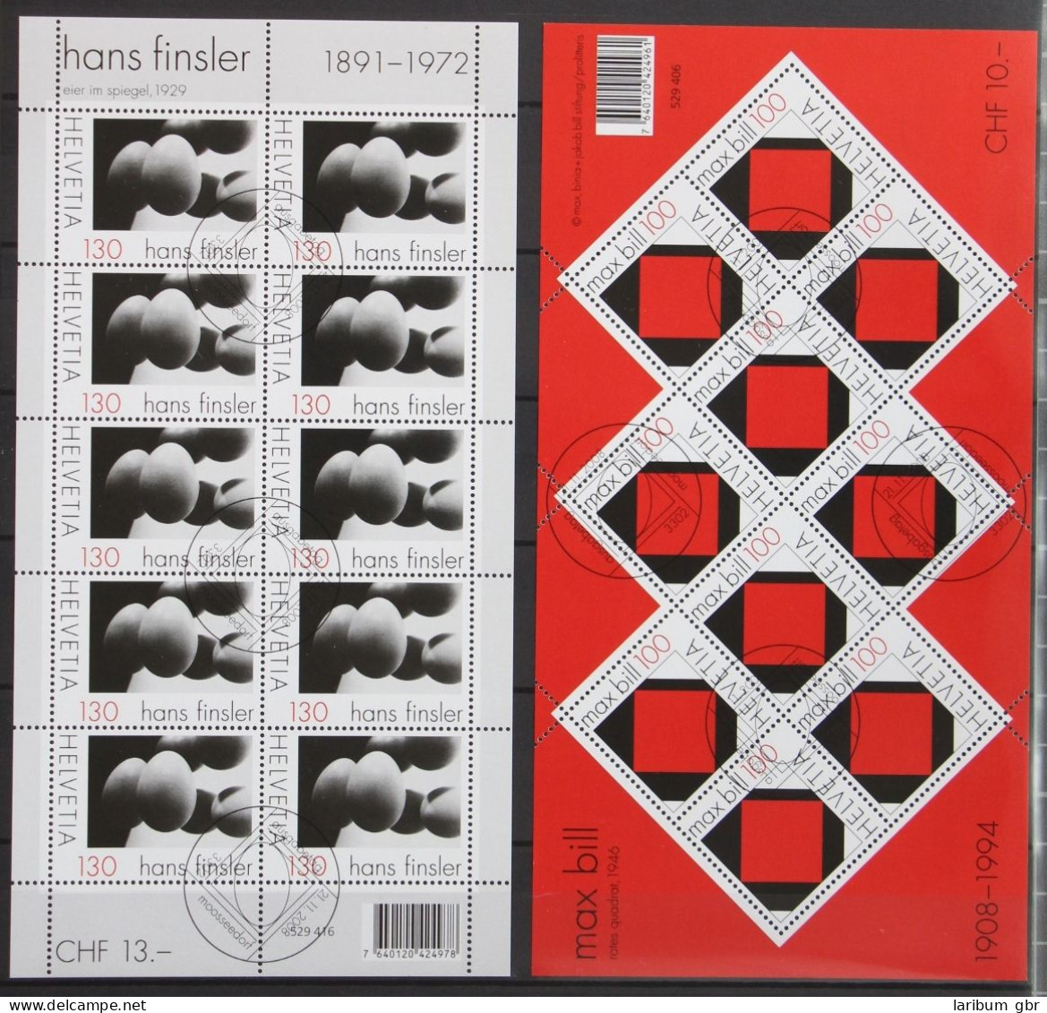 Schweiz 2086-2087 Gestempelt Kleinbogen #KR032 - Sonstige & Ohne Zuordnung
