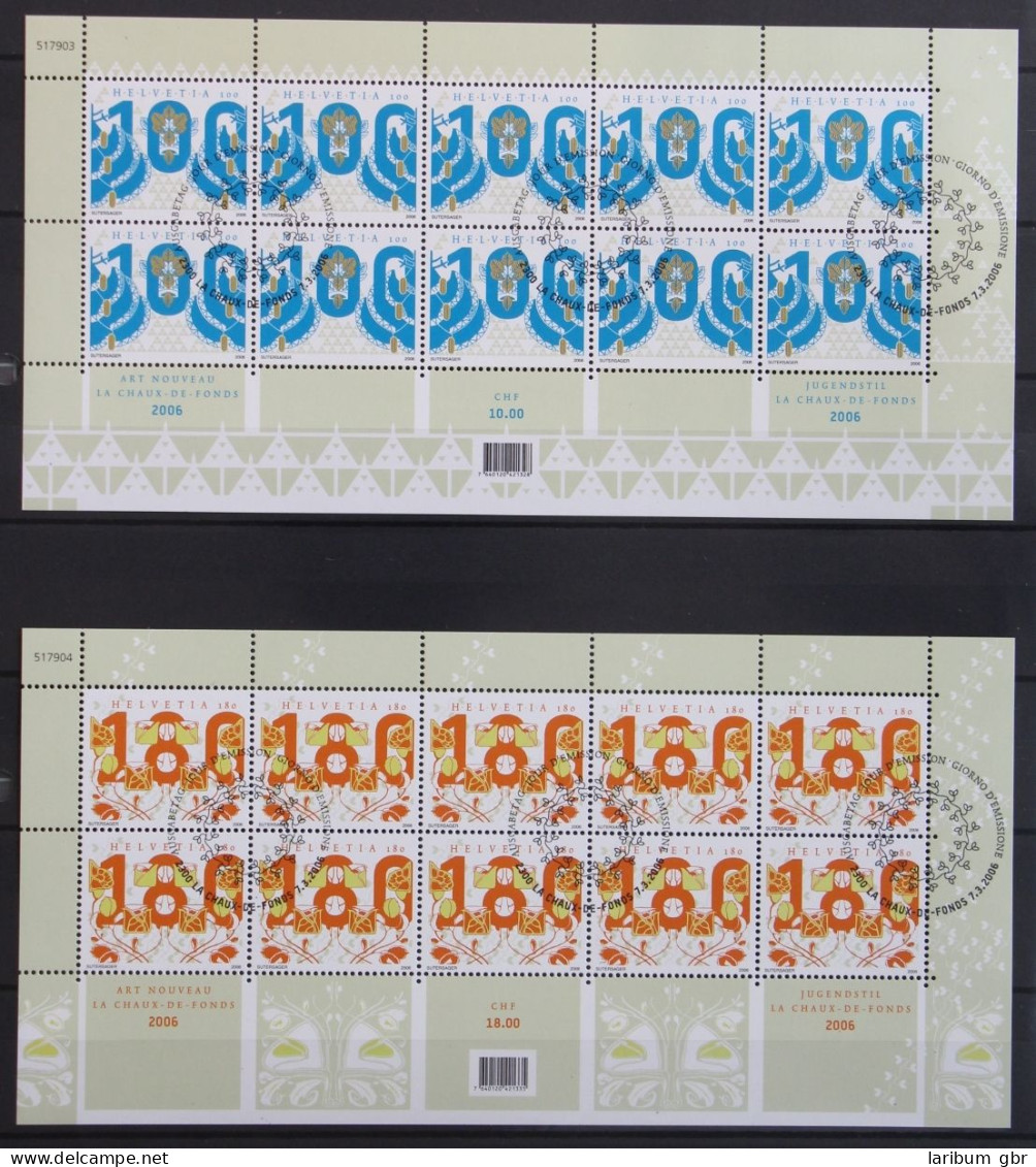 Schweiz 1954-1955 Gestempelt Kleinbogen #KR059 - Other & Unclassified