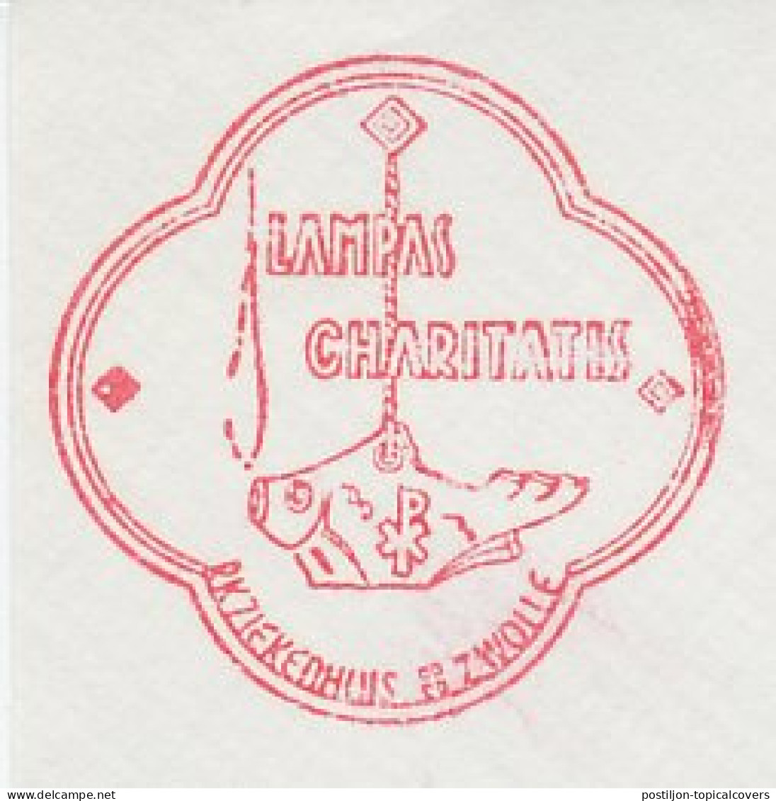 Meter Cut Netherlands 1969 Lampas Charitatis -The Lamp Of Charity - Fish - PAX - Other & Unclassified