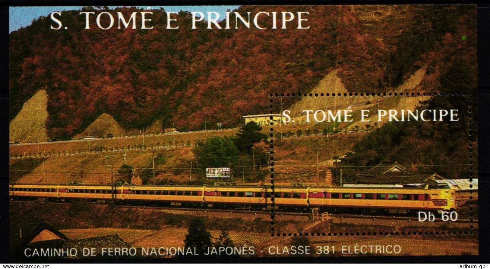 Sao Tome E Principe Block 179 Postfrisch #KR125 - Treni