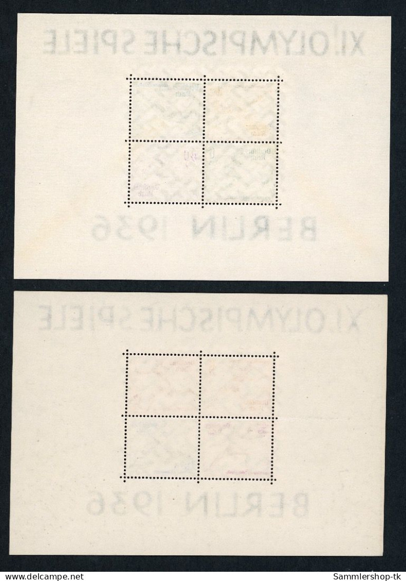 Deutsches Reich Block Nummer 5 + 6 Postfrisch - Blocks & Sheetlets