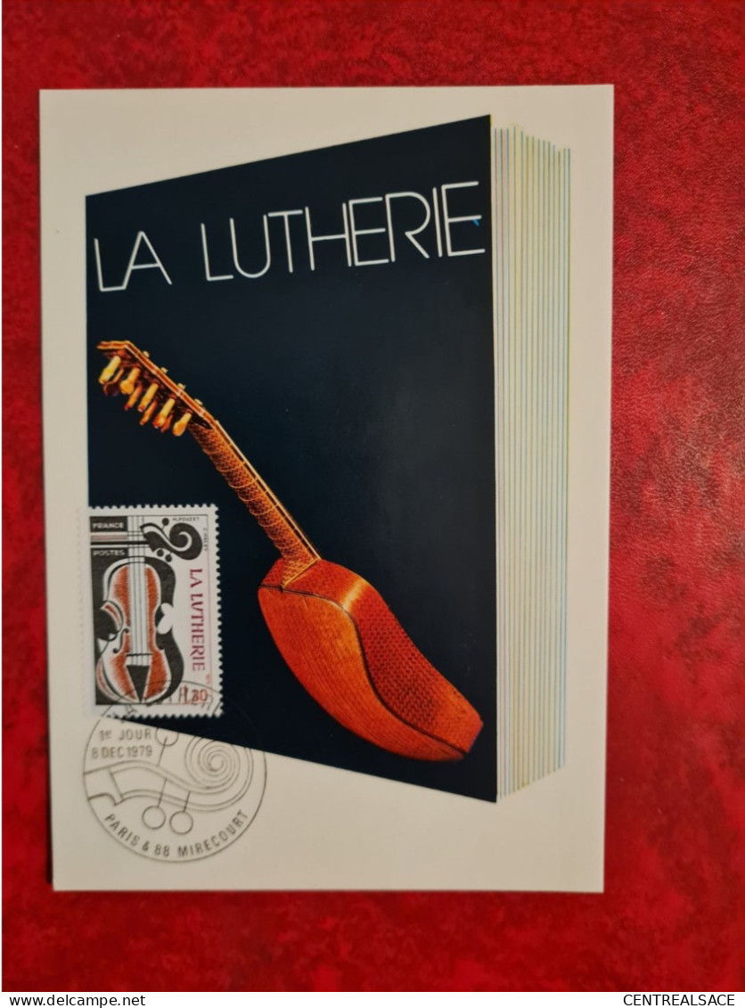 CARTE Maximum 1979 PARIS MIRECOURT LA LUTHERIE - 1970-1979