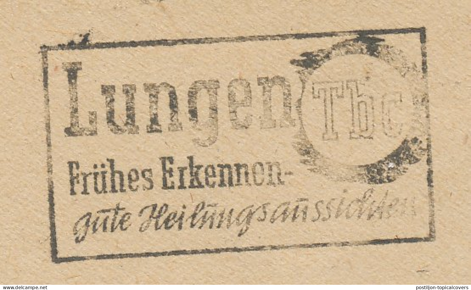 Cover / Postmark Germany TBC - Tuberculosis - Andere & Zonder Classificatie