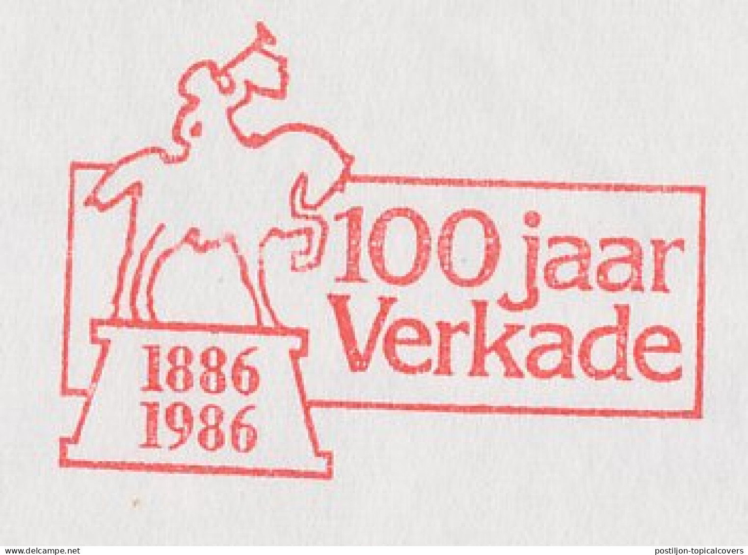 Meter Cover Netherlands 1986 Herald - 100 Years Verkade - Zaandam - Muziek
