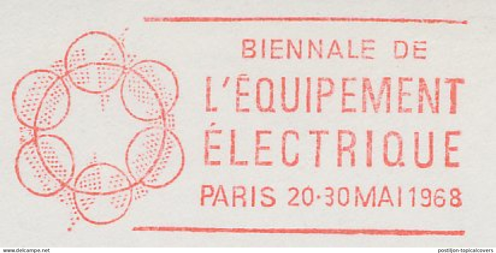 Meter Cut France 1968 Bienniale Electricity 1968 - Elettricità